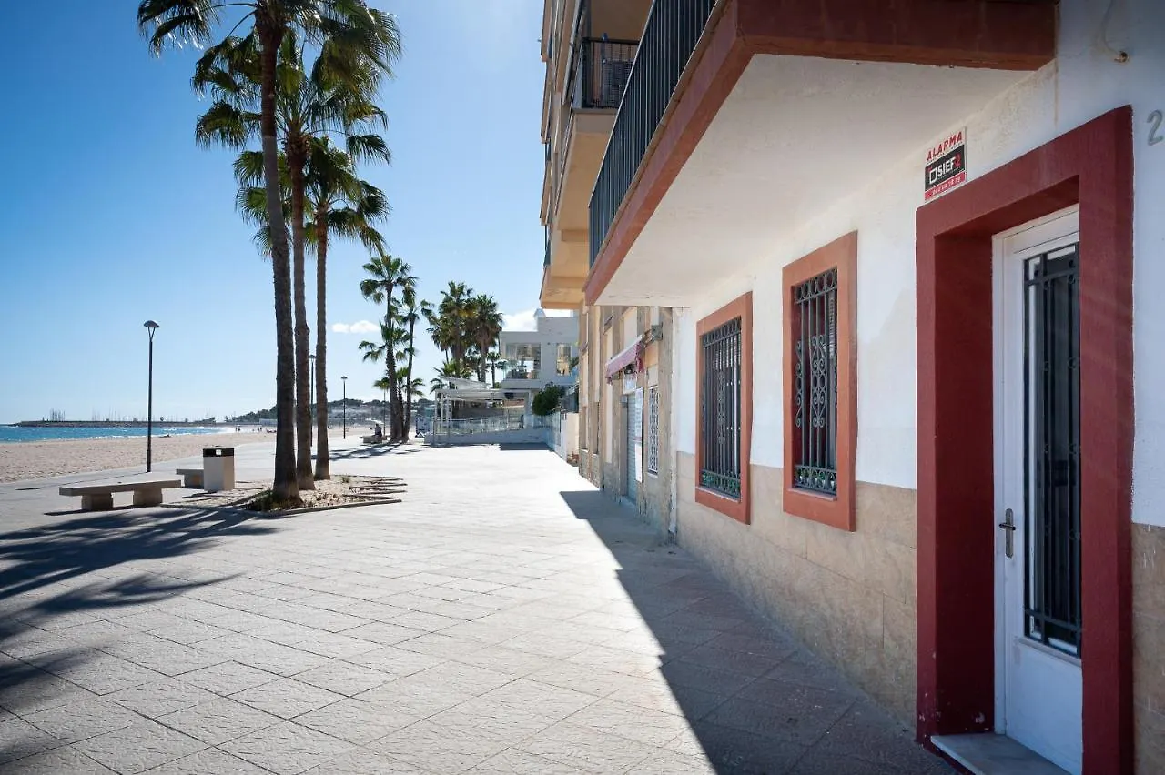 Ferienwohnung At055 Planta Baja En El Paseo Maritimo Con Vistas A La Playa Torredembarra Apartment